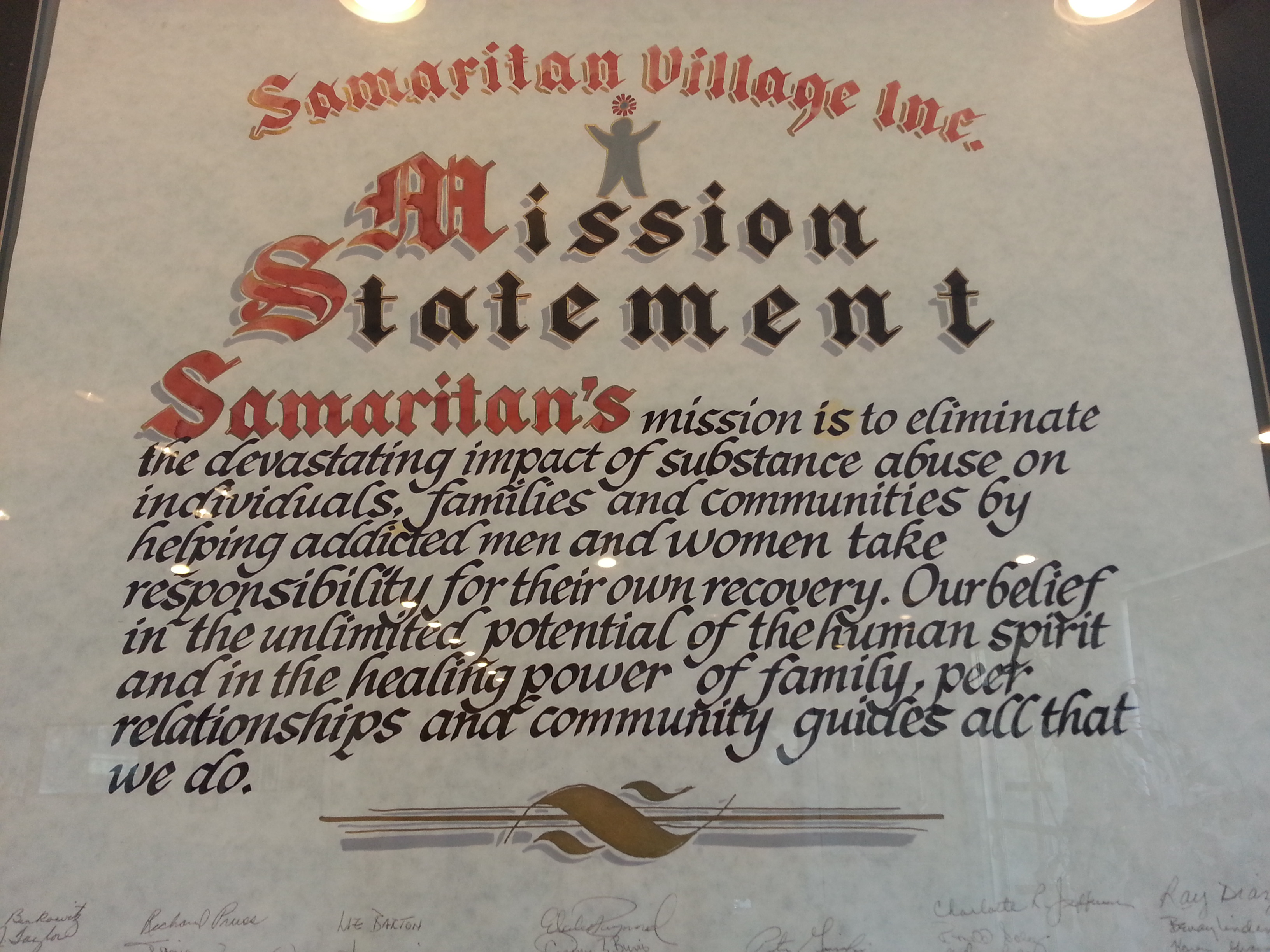 Samaritan Mission Statement