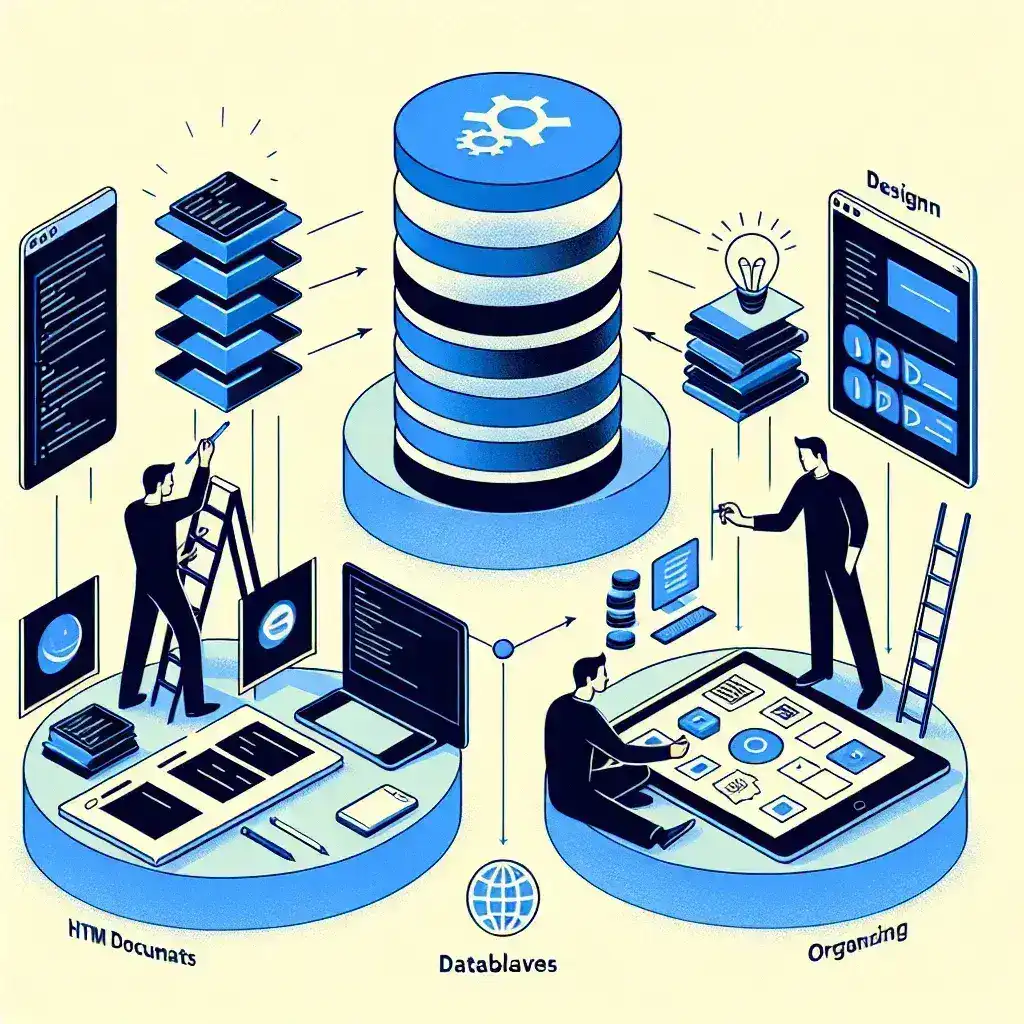 "Comparativa de plataformas de desarrollo web: interfaz de WordPress, Joomla y Wix mostrando características y funcionalidades clave para elegir la mejor opción."