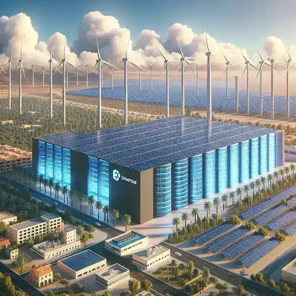 "Centro de datos europeo en Valencia impulsado por energía 100% renovable, destacando su compromiso con la sostenibilidad y la innovación tecnológica."